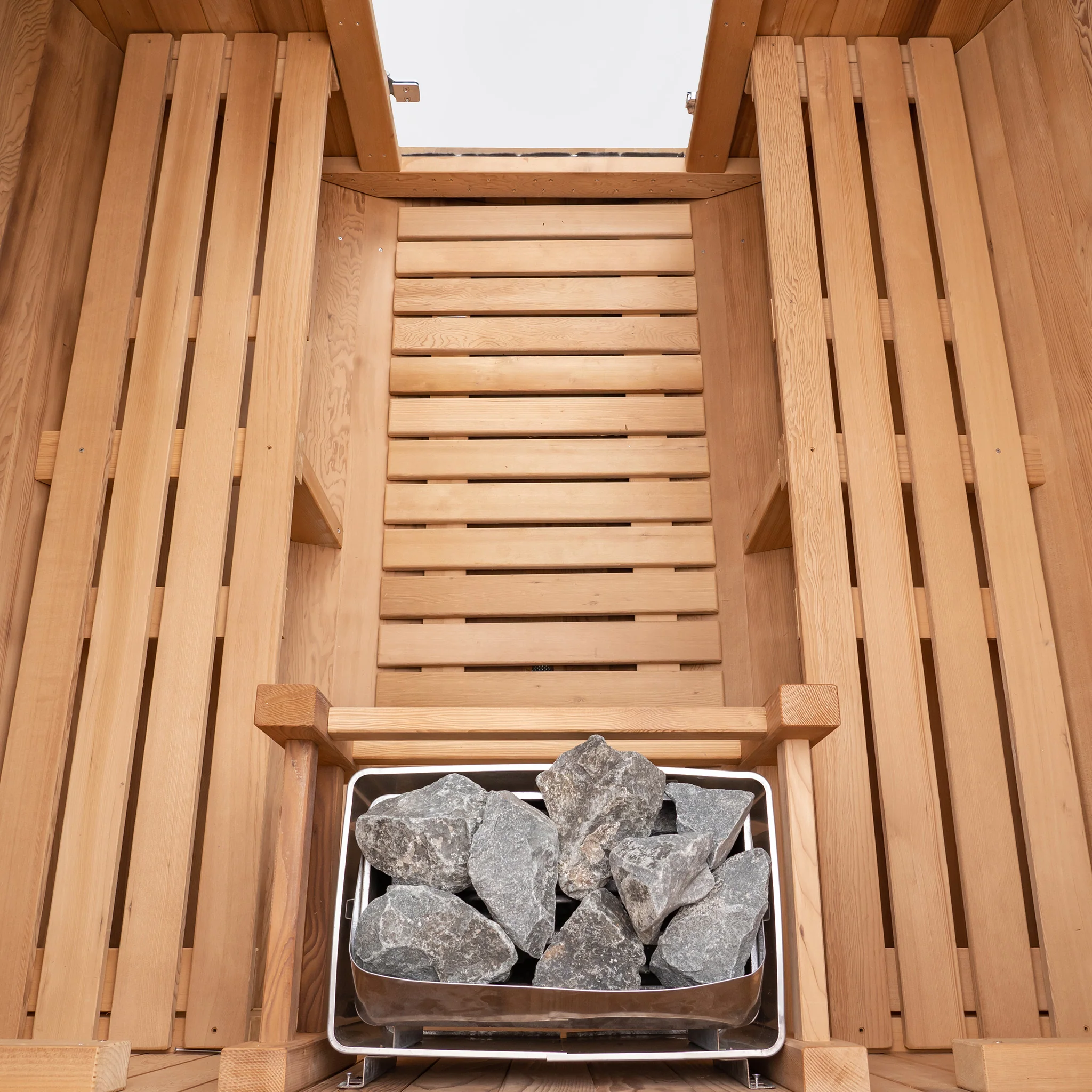 Barrel Outdoor Sauna - 6 Person - Image 9
