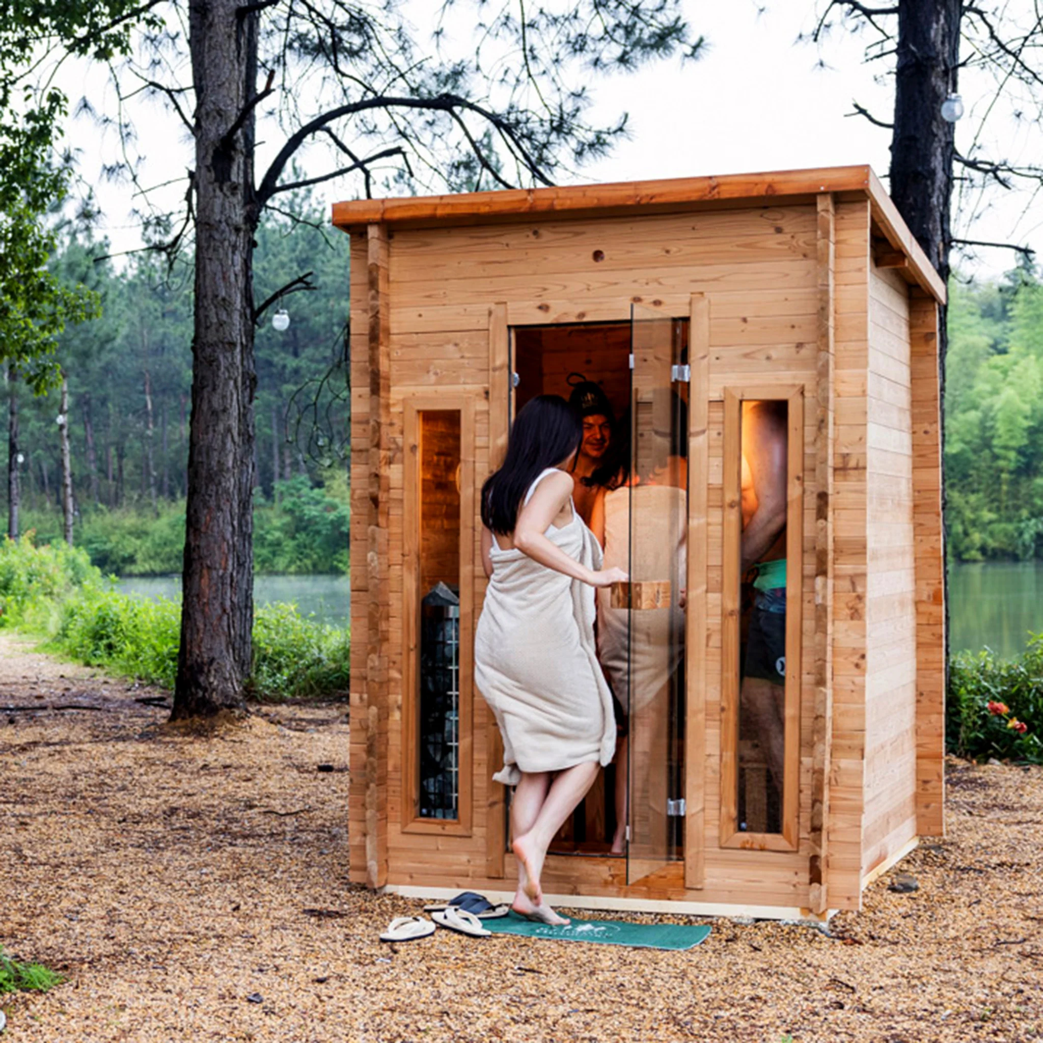 Cabin Outdoor Sauna - 4 Person - Image 5