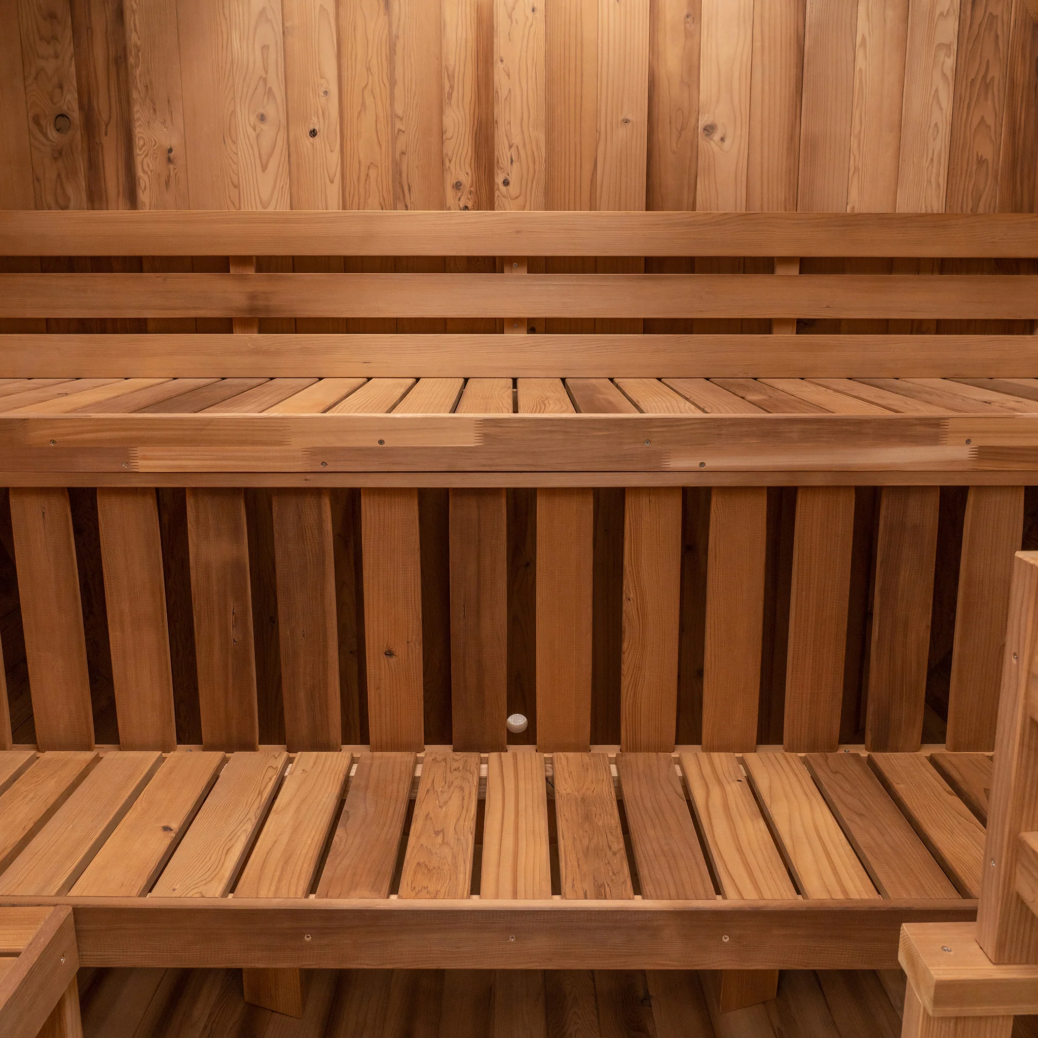 Extra-Wide Barrel Outdoor Sauna w/ Porch - 6 Person - Image 7