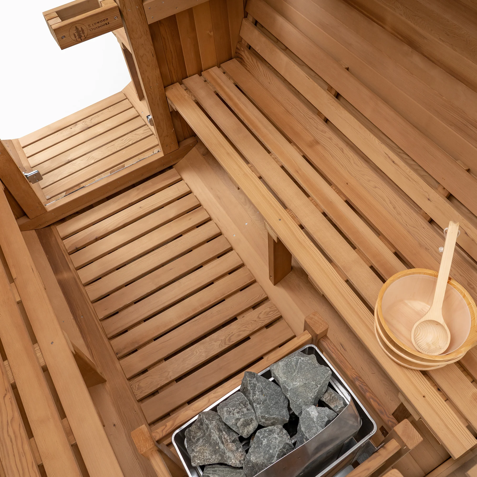 Horizon Outdoor Sauna - 6 Person w/ Porch - Image 11